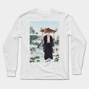 Scaramouche, Genshin Impact Traditional Illustration Long Sleeve T-Shirt